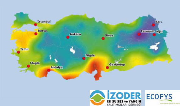 Türkiye için U-Değerleri Haritaları 2. Bölüm Türkiye için U-Değerleri Haritaları 2. Bölüm
