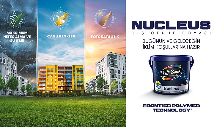 Binaların Dış Cephesine Filli Boya'dan Nucleus Dokunuşu class=