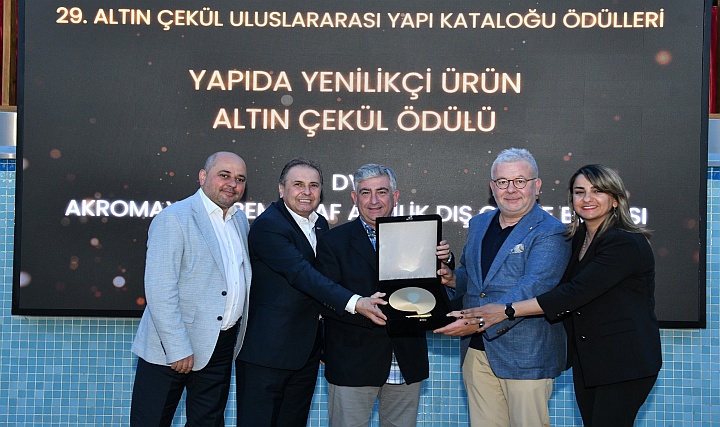 DYO 'Akromax Suprema', 29. Altın Çekül Ödülleri'nde 'Yapıda Yenilikçi Ürün' Seçildi DYO 'Akromax Suprema', 29. Altın Çekül Ödülleri'nde 'Yapıda Yenilikçi Ürün' Seçildi