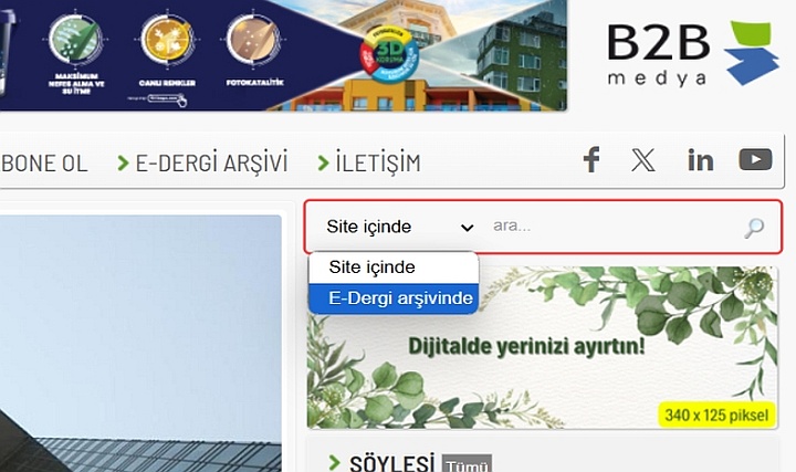 Firmanız ve Markanız Dergimizde Ne Kadar Yer Almış? Firmanız ve Markanız Dergimizde Ne Kadar Yer Almış?