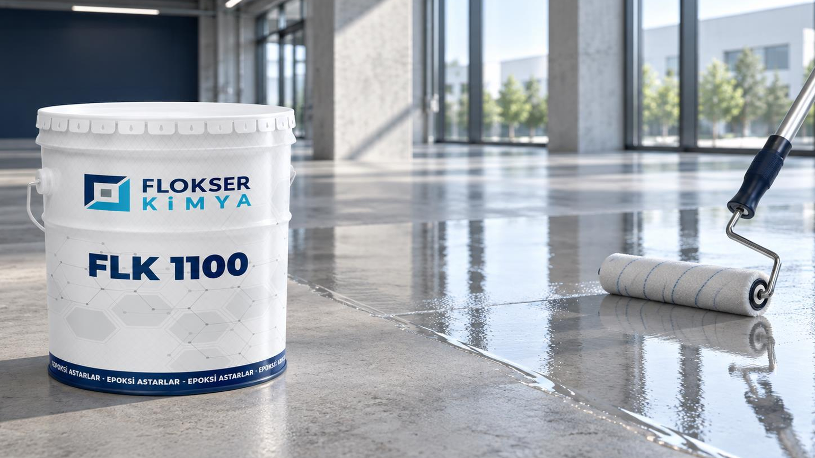 Flokser Kimya'dan zemin kaplamalarında performansın anahtarı ürün: FLK 1100 class=