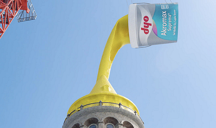 Galata Kulesi, DYO Akromax Suprema ile Renklendi Galata Kulesi, DYO Akromax Suprema ile Renklendi