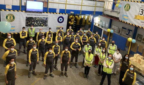 İzocam, "Sıfır İş Kazası" Hedefinde Başarı Çıtasını Yükseltiyor İzocam, "Sıfır İş Kazası" Hedefinde Başarı Çıtasını Yükseltiyor