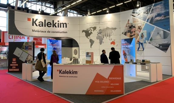 Kalekim Paris Batimat Fuarı'nda Fark Yarattı