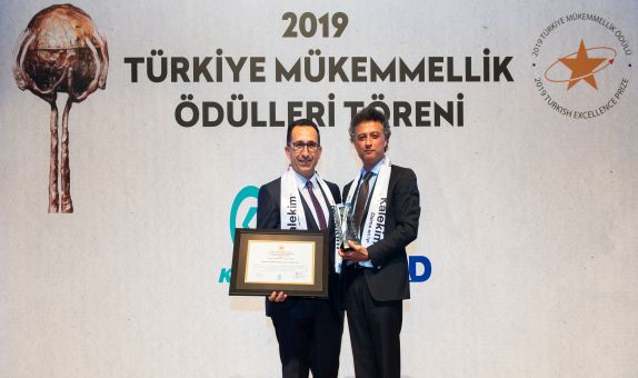 Kalekim Türkiye 2019 Mükemmellik Ödülü Aldı