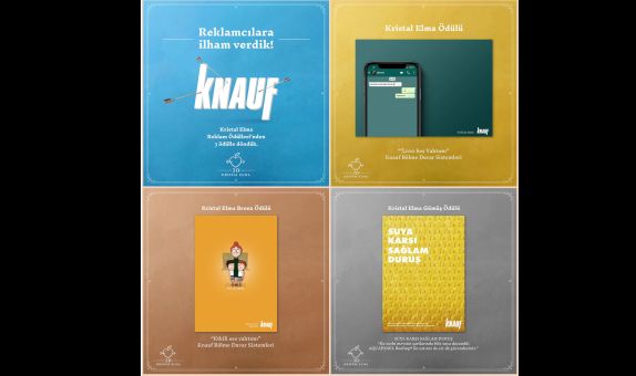 Knauf, Reklamlarına Kristal Elma Ödülü Knauf, Reklamlarına Kristal Elma Ödülü