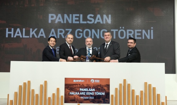 Panelsan, Borsa İstanbul'da İşlem Görmeye Başladı Panelsan, Borsa İstanbul'da İşlem Görmeye Başladı