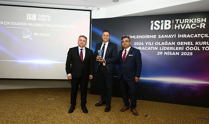 Ravago Bina Çözümleri'ne "İzolasyon İhracat Ödülü" Ravago Bina Çözümleri'ne "İzolasyon İhracat Ödülü"