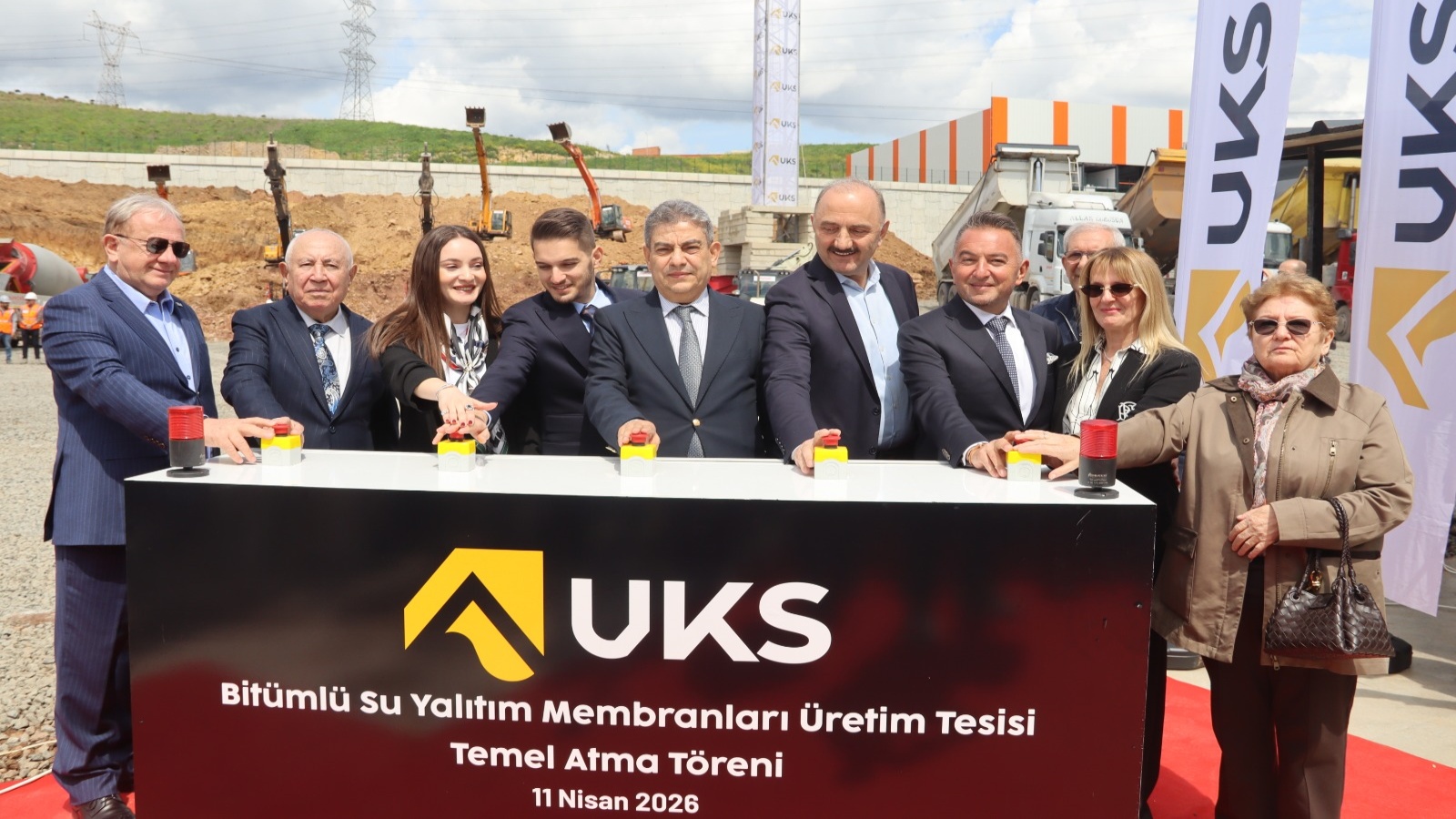 UKS Yapı, bitümlü membran yeni üretim tesisinin<br/>temelini attı