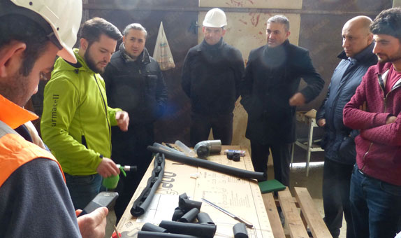 Armacel Akademi, Çamlıca Camii Şantiyesinde Uygulama Eğitimi Verdi
