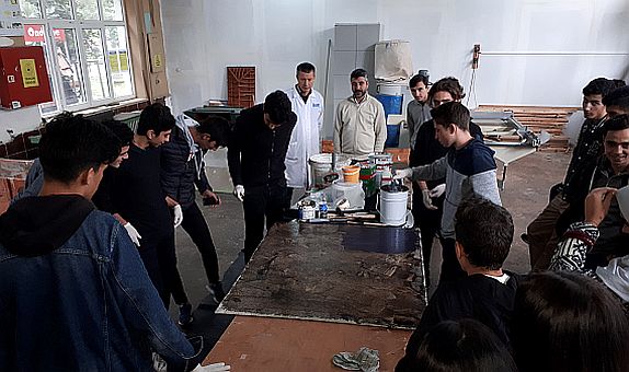 Emülzer, Öğrencilere Yapılarda Su Yalıtımını Anlattı