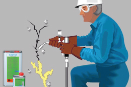 Su Taşıyan Çatlakların Yalıtımında KÖSTER KB-Pur IN7